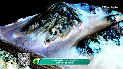 Sondas produzem imagens incríveis de Marte