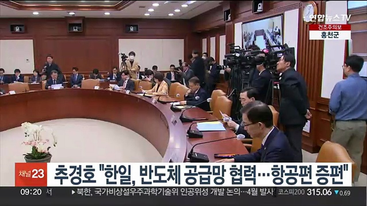 추경호 "한일, 반도체 공급망 협력…항공편 증편"