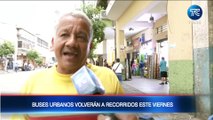 Buses de Guayaquil volverán a recorridos este viernes tras fin del paro