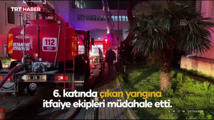 İstanbul'da hastanede yangın: Hastalar tahliye edildi