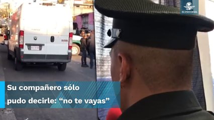 Así fueron los últimos momentos con vida del policía asesinado por CJNG en Álvaro Obregón