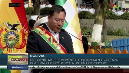 Pdte. Luis Arce convoca al Gobierno chileno a iniciar una nueva etapa de relacionamiento bilateral