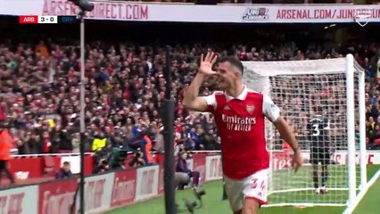 Arsenal vs Crystal Palace (4 x 1) HIGHLIGHTS  -  Martinelli, Saka (2) and Xhaka 2023