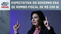 Simone Tebet estima déficit de R$ 120 bilhões nas contas do governo para 2023