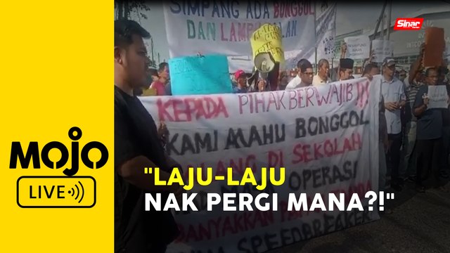 Penduduk berdemo, risau pertambahan kenderaan berat di Telok Gong