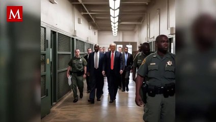 Inteligencia Artificial recrea arresto a Donald Trump