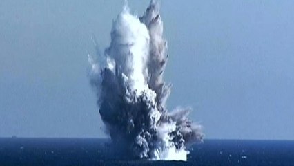 Pionyang dice haber probado un dron submarino para generar tsunamis radiactivos