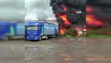 Artvin'de çay fabrikasında büyük yangın