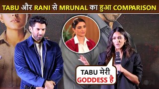 Mrunal Thakur's EPIC Reaction On Being Compared To Tabu and Rani Mukerji Gumraah Trailer Launch