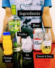 Vitamin C Brew | Beer and Orange Juice Cocktail