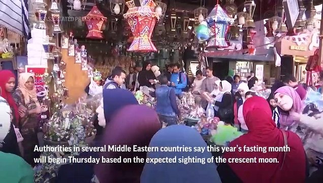 Muslims prepare to celebrate the holy month of Ramadan