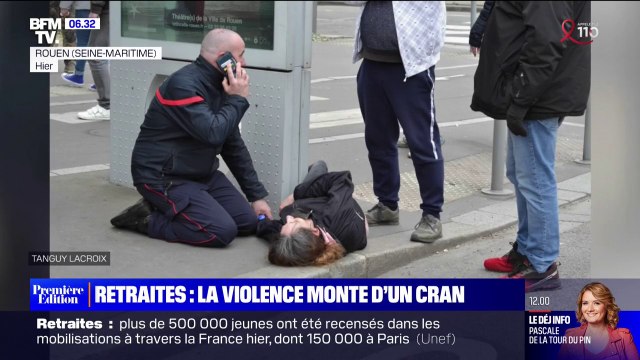 Retraites: des tensions dans plusieurs villes lors des manifestations, 172 personnes interpellées en France