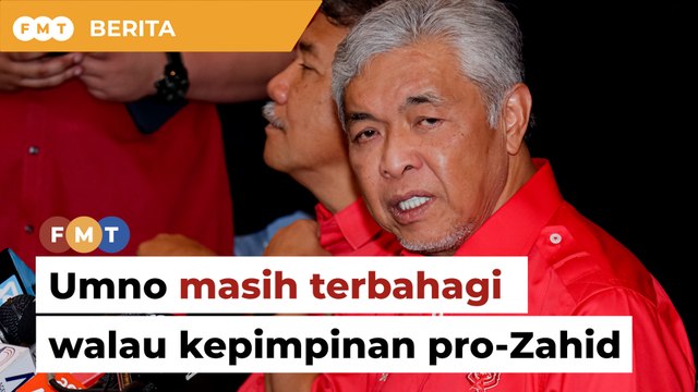 Kepimpinan baharu Umno pro-Zahid, tetapi parti masih terbahagi, kata sumber