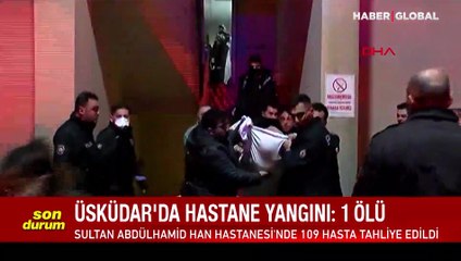 Valilikten hastane yangınına ilişkin açıklama: Bir kişi hayatını kaybetti
