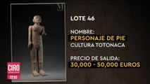 México condena nueva subasta de piezas prehispánicas en Francia