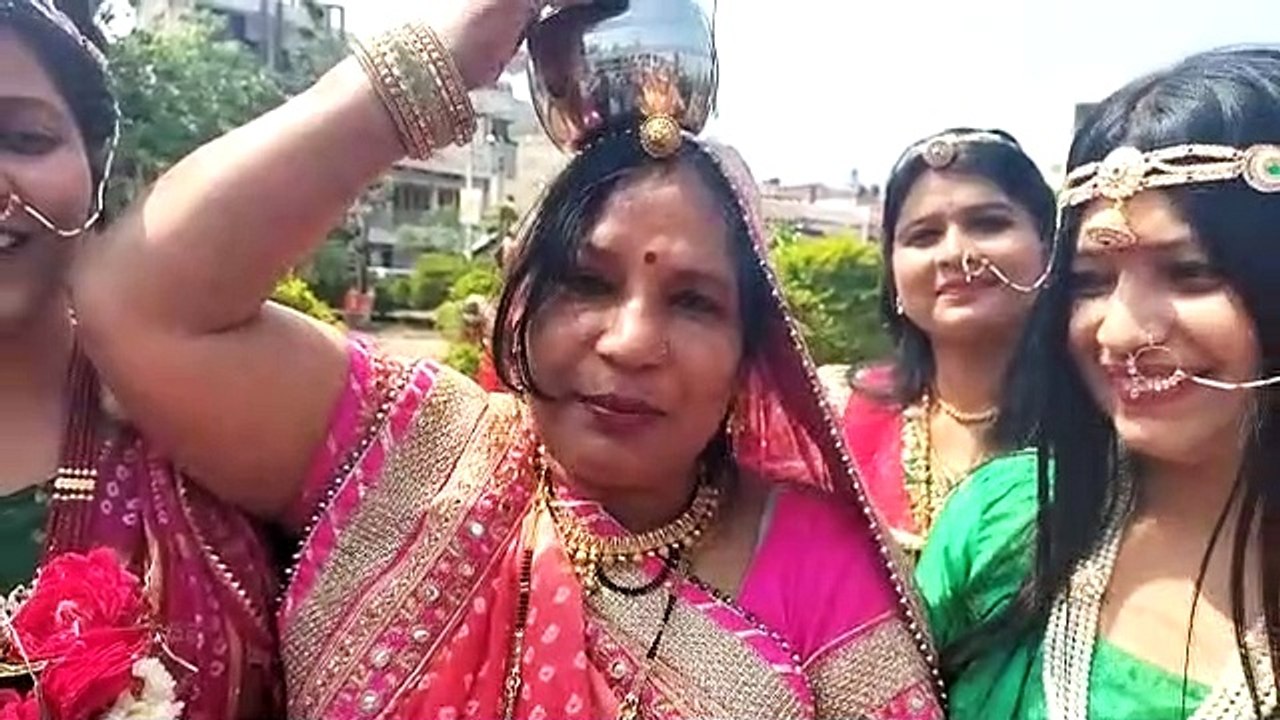 उत्साह के साथ मनाया गणगौर का पर्व,गूंजे गणगौर के पारंपरिक लोक गीत