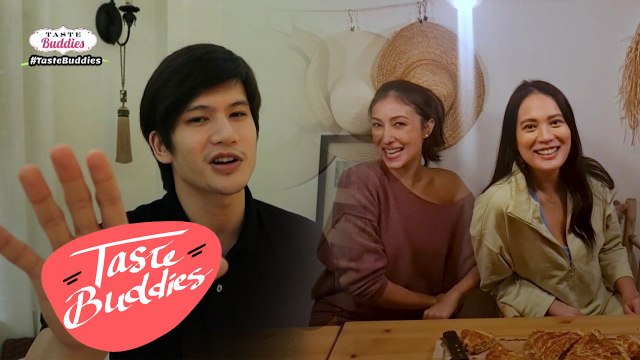 Gil Cuerva, kinabahan nang magkitang muli sina Isabelle Daza at Solenn Heussaff?! | Taste Buddies