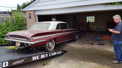1962 Oldsmobile Jetfire Garage Find Removed for First Time since 1974!