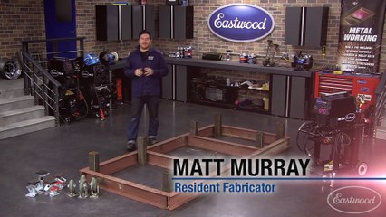 How To Build DIY Chassis Table - Welding It All Together Using the Eastwood MIG 250!