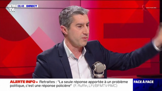 Le président a une stratégie du chaos critique François Ruffin, député LFI-NUPES de la Somme