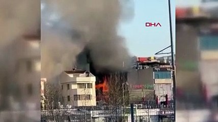 Yangının ilk anlarına ait görüntüler ortaya çıktı