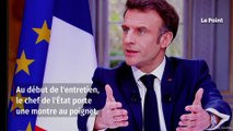 Pourquoi Macron a-t-il discrètement retiré sa montre en pleine interview ?