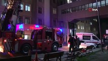 Sultan Abdülhamit Han Eğitim ve Araştırma Hastanesinde çıkan yangında bir hasta hayatını kaybetti