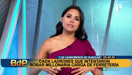 Caen "Los carroñeros de Huáscar" cuando intentaban robar millonaria carga en ferretería
