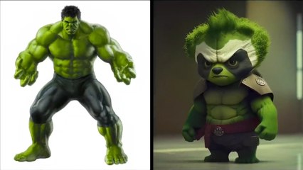 Meet the Avengers as Adorable Pandas 🐼: A Fun Animal AI Adventure