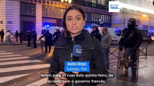 Franceses protestam contra a reforma das pensões imposta por Macron