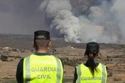 El alto riesgo del incendio de Villanueva de Viver (Castellón) obliga al desalojo de vecinos y la intervención de la UME