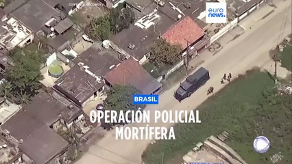 Un operativo policial en una favela de Río de Janeiro termina en un baño de sangre