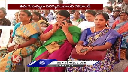 Download Video: Telangana State Power Employees JAC Maha Dharna At Vidyut Soudha _  Hyderabad _ V6 News (2)