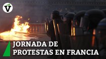 Francia arde: más de 450 detenidos en la protesta por la reforma de las pensiones