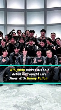 BTS Jimin Appears In Jimmy Fallon Show As A Soloist!!