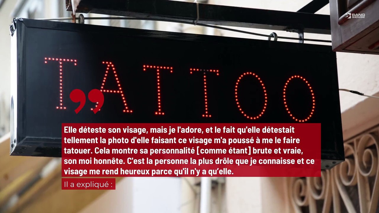 Un homme se fait tatouer une photo de sa femme pas très flatteuse sur le corps !