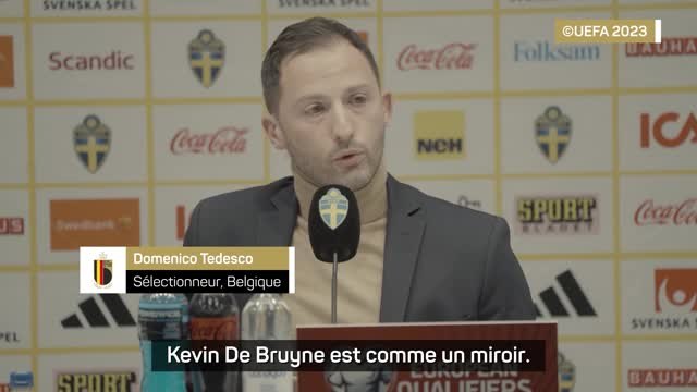 Belgique - Tedesco : De Bruyne est comme miroir