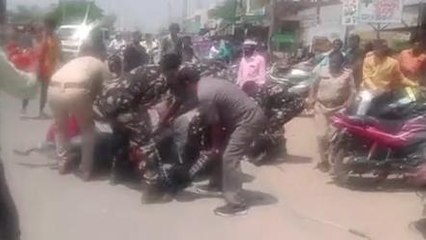 నిర్మల్: జాతీయ రహదారిపై మంత్రి అల్లోలకు నిరసన సెగ..!