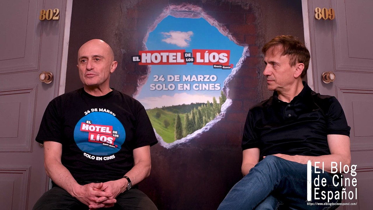 Entrevista a José Mota y Pepe Viyuela, protagonistas de la película "El hotel de los líos".