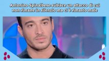 Antonino Spinalbese subisce un attacco di cui non rimane in silenzio ma ci è rimasto male