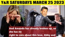 CBS Young And The Restless Spoilers Weekly Saturdays 3_25_2023 - Adam blackmails