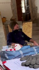 Pranking an Employee Using Concrete Powder