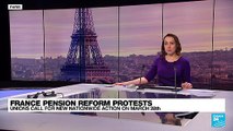 French unions call for new day of strikes next Tuesday