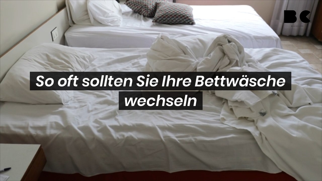 So oft sollten Sie Ihre Bettwäsche wechseln