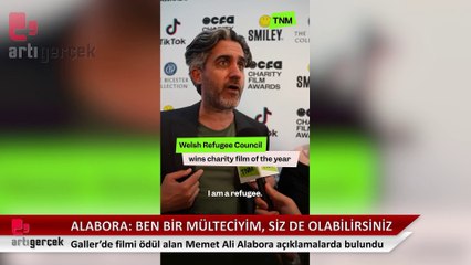 Mehmet Ali Alabora Galler'de filmiyle ödül aldı: Ben bir mülteciyim