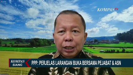 Merasa Larang ASN Buka Bersama Multitafsir, PPP: Perjelas Larangan Buka Bersama Pejabat dan ASN