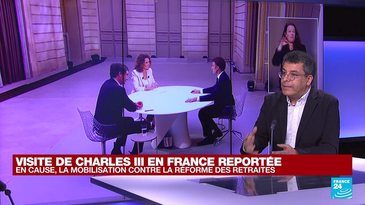 Visite de Charles III : "le report de cette visite vient incarner l'ampleur internationale de la crise française"