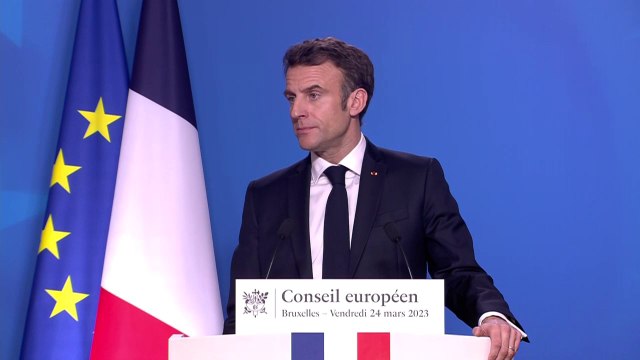 Emmanuel Macron: à Sainte-Soline, des équipements d'une rare violence ont d'ores et déjà été saisis