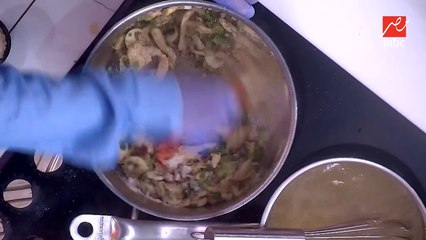 مقادير شوربة الفراخ بالكريمة مع فتة الكشك