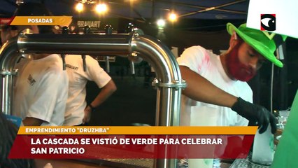 La Cascada se vistió de verde para celebrar San Patricio